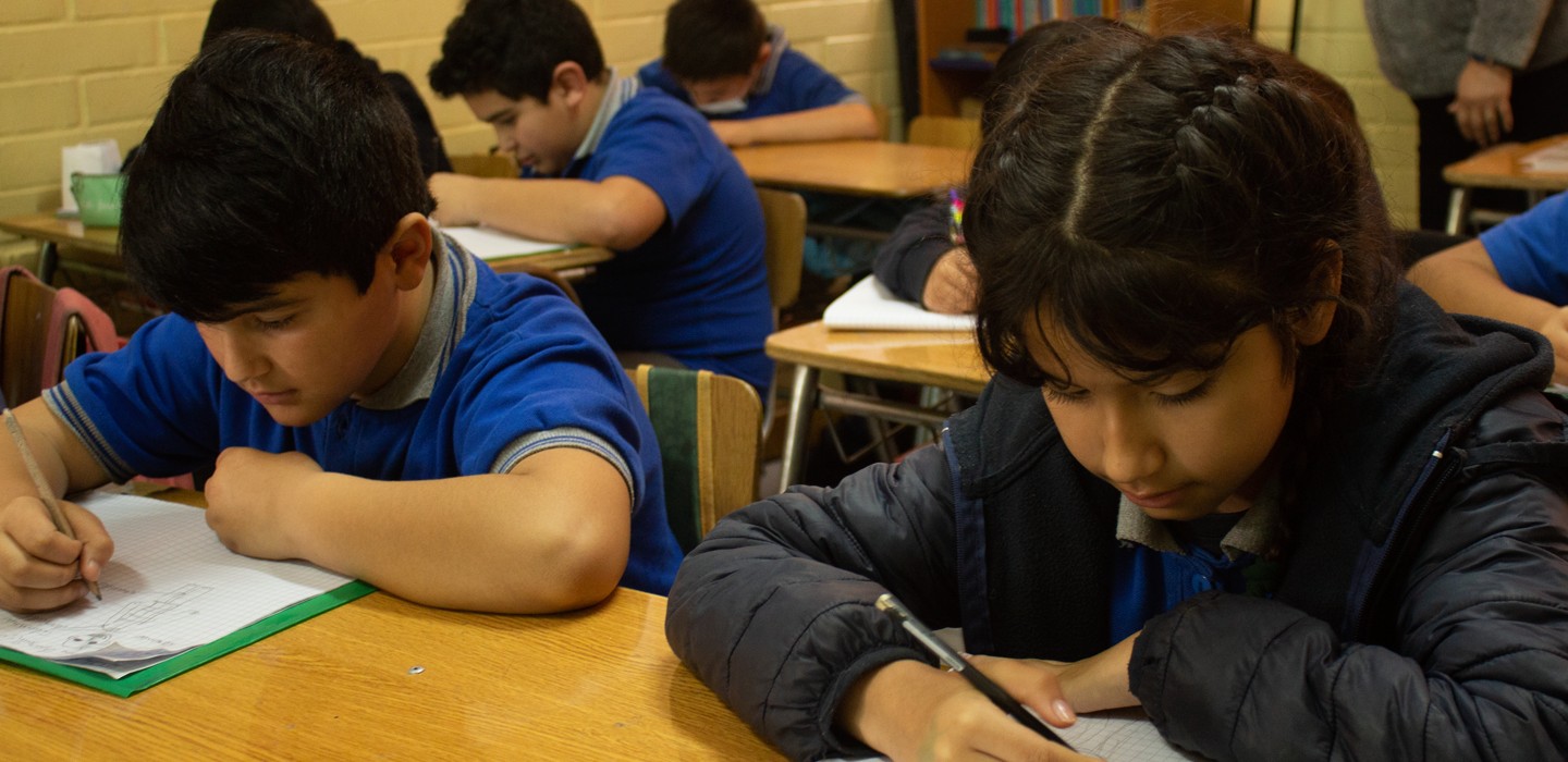 Estudiantes del Colegio El Buen Camino